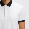 Polohemd aus Baumwollmischung mit Active-Stretch