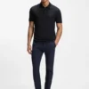 Polohemd aus Baumwollmischung mit Active-Stretch