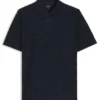 Polohemd aus Baumwollmischung mit Blumen-Jacquard Polohemd aus Baumwollmischung mit Blumen-Jacquard
