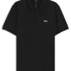 Polohemd aus Baumwollpiqué mit Allover-Print Polohemd aus Baumwollpiqué mit Allover-Print