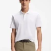 Polohemd aus Baumwollpiqué mit Double-B-Monogramm