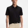 Polohemd aus Baumwollpiqué mit Double-B-Monogramm