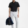 Polohemd aus Baumwollpiqué mit Double-B-Monogramm