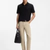 Polohemd aus Baumwollpiqué mit Double-B-Monogramm