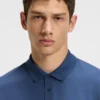 Polohemd aus Baumwollpiqué mit Logo-Print