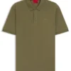 Polohemd aus Baumwollpiqué mit Logo-Print