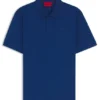 Polohemd aus Baumwollpiqué mit Logo-Print
