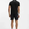 Polohemd aus Baumwollpiqué mit Tennis-Motiv