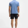 Polohemd aus Baumwollpiqué mit Tennis-Motiv