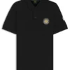Polohemd aus Baumwollpiqué mit Tennis-Motiv