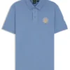 Polohemd aus Baumwollpiqué mit Tennis-Motiv