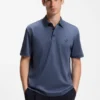 Polohemd aus merzerisierter Baumwolle mit Double-B-Monogramm