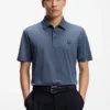 Polohemd aus merzerisierter Baumwolle mit Double-B-Monogramm