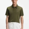 Polohemd aus merzerisierter Baumwolle mit Double-B-Monogramm