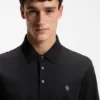 Polohemd aus merzerisierter Baumwolle mit Double-B-Monogramm