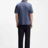 Polohemd aus merzerisierter Baumwolle mit Double-B-Monogramm