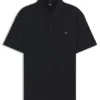 Polohemd aus merzerisierter Baumwolle mit Double-B-Monogramm Polohemd aus merzerisierter Baumwolle mit Double-B-Monogramm