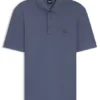 Polohemd aus merzerisierter Baumwolle mit Double-B-Monogramm