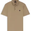 Polohemd aus merzerisierter Baumwolle mit Double-B-Monogramm Polohemd aus merzerisierter Baumwolle mit Double-B-Monogramm