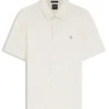 Polohemd aus merzerisierter Baumwolle mit Double-B-Monogramm Polohemd aus merzerisierter Baumwolle mit Double-B-Monogramm