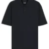 Polohemd aus merzerisierter Baumwolle mit Double-B-Monogramm Polohemd aus merzerisierter Baumwolle mit Double-B-Monogramm