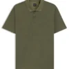 Polohemd aus merzerisierter Baumwolle mit geometrischem Jacquardmuster Polohemd aus merzerisierter Baumwolle mit geometrischem Jacquardmuster