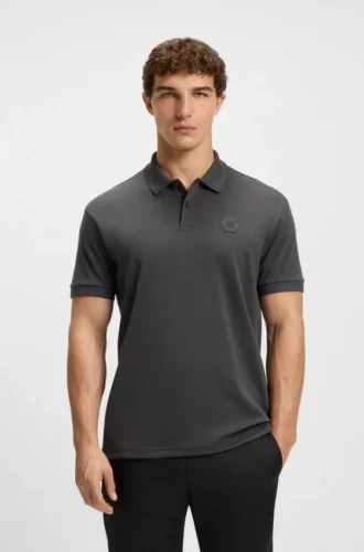 Polohemd aus Pima-Baumwolle mit Double-B-Monogramm