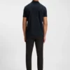 Polohemd aus Stretch-Baumwolle mit Allover-Print Polohemd aus Stretch-Baumwolle mit Allover-Print