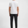 Polohemd aus Stretch-Baumwolle mit Allover-Print Polohemd aus Stretch-Baumwolle mit Allover-Print