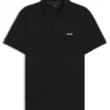 Polohemd aus Stretch-Baumwolle mit Allover-Print Polohemd aus Stretch-Baumwolle mit Allover-Print