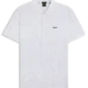 Polohemd aus Stretch-Baumwolle mit Allover-Print Polohemd aus Stretch-Baumwolle mit Allover-Print