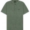 Polohemd aus Stretch-Baumwolle mit Allover-Print