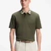 Polohemd in lockerer Passform mit Jacquard-Kragen Polohemd in lockerer Passform mit Jacquard-Kragen
