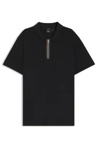 Polohemd in Regular-Fit aus merzerisierter Baumwolle