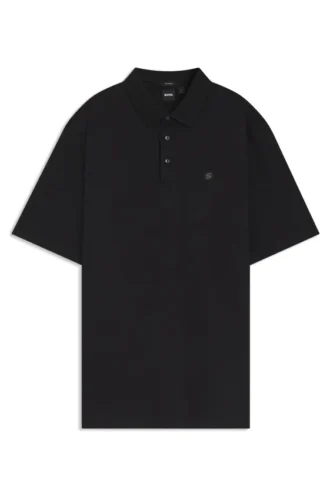Polohemd in Regular-Fit aus merzerisierter Interlock-Baumwolle