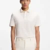 Polohemd in Regular-Fit aus merzerisierter italienischer Baumwolle Polohemd in Regular-Fit aus merzerisierter italienischer Baumwolle