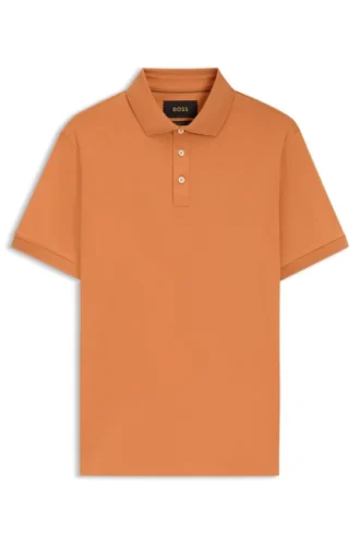 Polohemd in Regular-Fit aus merzerisierter italienischer Baumwolle