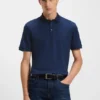 Polohemd in Regular-Fit aus merzerisierter italienischer Baumwolle Polohemd in Regular-Fit aus merzerisierter italienischer Baumwolle