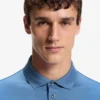 Polohemd in Regular-Fit aus merzerisierter italienischer Baumwolle Polohemd in Regular-Fit aus merzerisierter italienischer Baumwolle