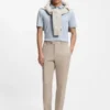 Polohemd in Regular-Fit aus merzerisierter italienischer Baumwolle Polohemd in Regular-Fit aus merzerisierter italienischer Baumwolle