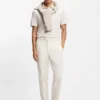 Polohemd in Regular-Fit aus merzerisierter italienischer Baumwolle Polohemd in Regular-Fit aus merzerisierter italienischer Baumwolle