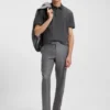 Polohemd in Regular-Fit aus merzerisierter italienischer Baumwolle Polohemd in Regular-Fit aus merzerisierter italienischer Baumwolle