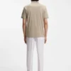 Polohemd in Regular-Fit aus merzerisierter italienischer Baumwolle Polohemd in Regular-Fit aus merzerisierter italienischer Baumwolle