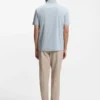 Polohemd in Regular-Fit aus merzerisierter italienischer Baumwolle Polohemd in Regular-Fit aus merzerisierter italienischer Baumwolle