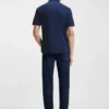 Polohemd in Regular-Fit aus merzerisierter italienischer Baumwolle Polohemd in Regular-Fit aus merzerisierter italienischer Baumwolle