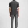 Polohemd in Regular-Fit aus merzerisierter italienischer Baumwolle Polohemd in Regular-Fit aus merzerisierter italienischer Baumwolle