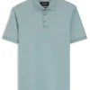 Polohemd in Regular-Fit aus merzerisierter italienischer Baumwolle Polohemd in Regular-Fit aus merzerisierter italienischer Baumwolle