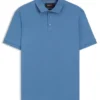 Polohemd in Regular-Fit aus merzerisierter italienischer Baumwolle Polohemd in Regular-Fit aus merzerisierter italienischer Baumwolle