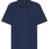 Polohemd in Regular-Fit aus merzerisierter italienischer Baumwolle Polohemd in Regular-Fit aus merzerisierter italienischer Baumwolle