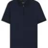 Polohemd in Regular-Fit aus Wolle mit Reißverschlussleiste Polohemd in Regular-Fit aus Wolle mit Reißverschlussleiste